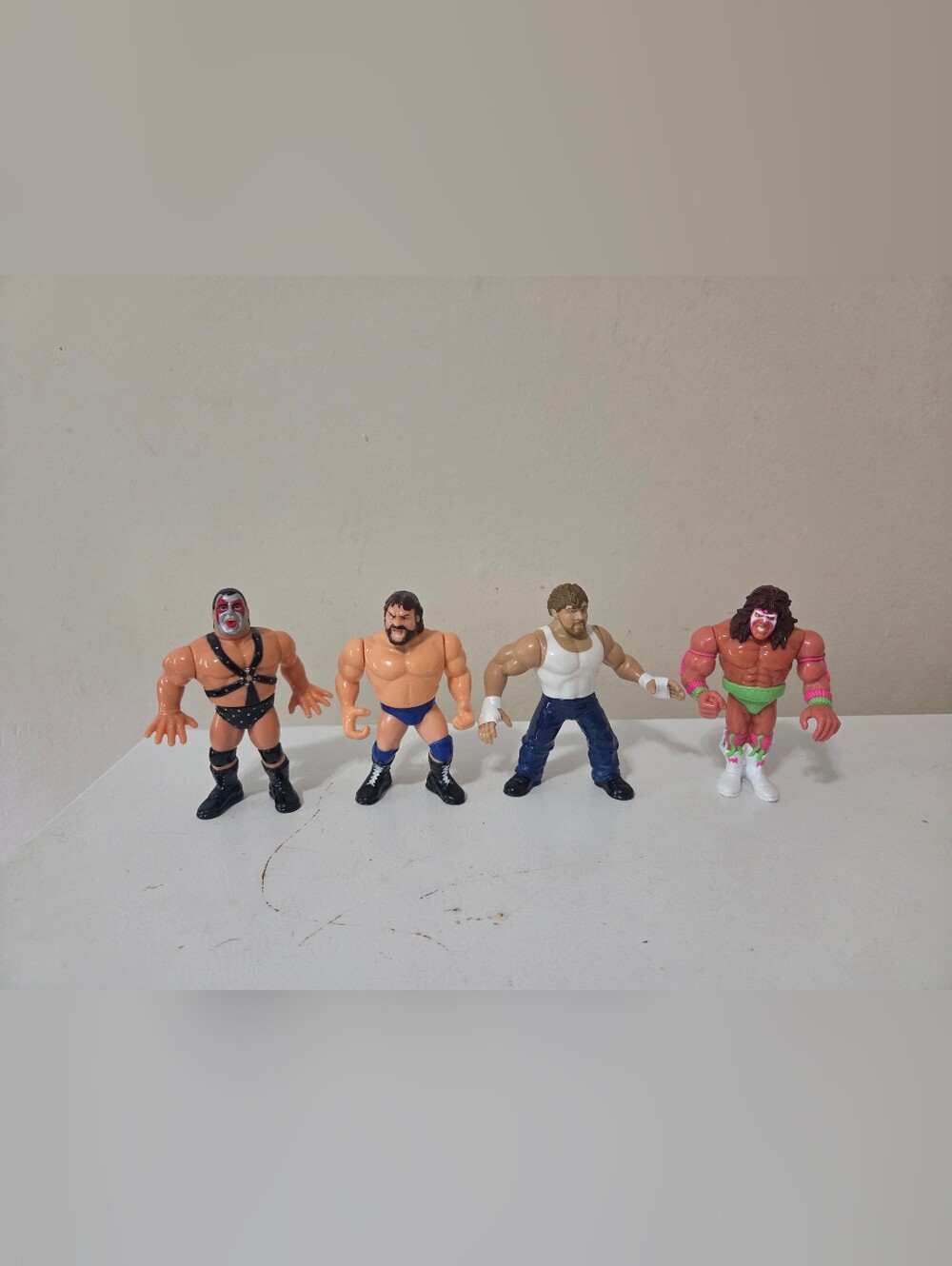 Wrestling Action Figure Set Of 4 WWE And WWF
